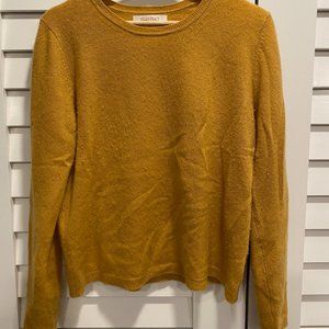 Ellen Tracy Mustard Cashmere Sweater